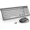Wireless Keyboard and Mouse, J JOYACCESS Slim and Ergonomic Wireless
