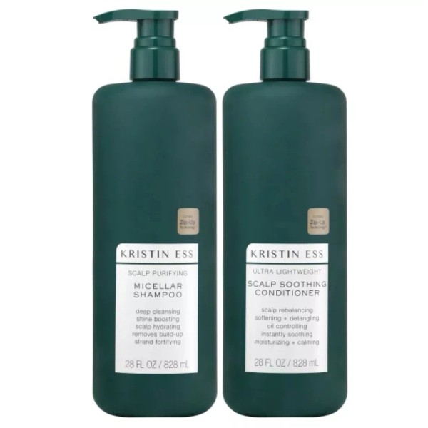 Kristin Ess Scalp Micellar Shampoo & Scalp Soothing Conditioner Set