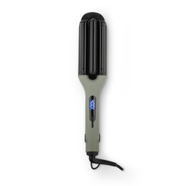 StyleCraft Sage Ceramic Triple Barrel Deep Waver with Tourmaline Infusion, Customizable Temperatures, and LCD Display