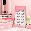 Beetles False Eyelashes Natural Lashes 7 Pairs Strip Lashes 7.5-13.5mm