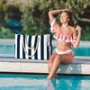 Bolsas de playa para mujer, bolsa de piscina impermeable a