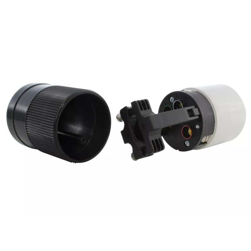 AC WORKS® 50A 125/250V 4-Prong NEMA SS2-50R Locking Female Connector