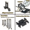 RampCrab Carbon Fiber Chassis Kit for SCX24, 7° Angled Skid,