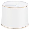 PATIKIL Drum Lampshade for Table Lamps, 11.4" Top x 12.6"