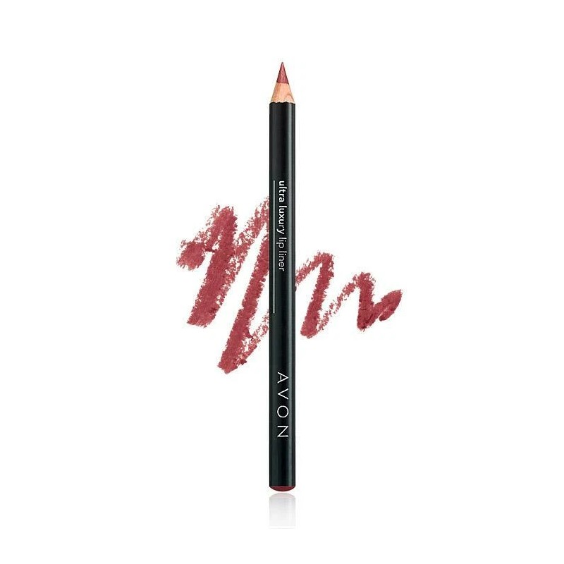 AVON ULTRA LUXURY LIP LINER PENCIL CRIMSON NEW SEALED DISCONTINUED