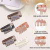 25 wig clips Wig clips with safety pins 10 teeth