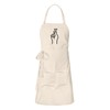 huuraa Apron K-Pop Finger Heart Gift Apron Cooking Apron Cotton