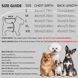 2 Pack/3 Pack Fleece Dog Sweater for Small Dogs Girl Boy, Soft Warm Turtleneck Dog Sweatshirt, Pet Puppy Cat Winter Clothes Apparel Pullover Jumper (A-Grey Red, Medium)