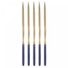 sourcing map Diamond Needle Files, 3mm x 140mm Titanium Coated