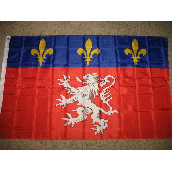Lyonnais France French 3x5 Flag Banner SuperPoly 3x5 Flag