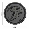 Emblem 3D PVC Sabertooth Tiger Sabertooth Badge Sew-On Patch