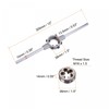sourcing map Die Stock Handle Wrench Set, M16 x 1.5