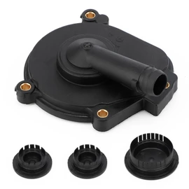 2720100631 PCV Vent Valve Crankcase breather Oil Separator Cover & Camshaft Expansion Plug Kit for Mercedes C230 C300 E350 C350 SLK300 ML350 ML450 GL450 GLK350 Replace# 0009985690 0009986590