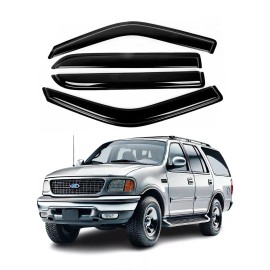 zh Fits 1997-17 Ford Expedition 1998-17 Lincoln Navigator Window Deflector Visor