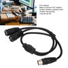 DIN 4PIN to 2DIN 4PIN Adapter Cable Professional Male to