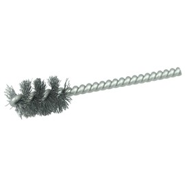 Weiler 21075 5/8" Power Tube Brush, .005" Steel Wire Fill, 1" Brush Length, Made in the USA