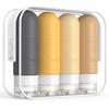 ME.FAN Travel Bottles for Toiletries,3oz Silicone Travel Size Containers, TSA
