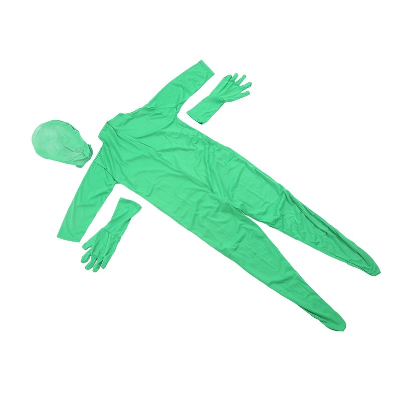 Green Screen Bodysuit Body Suit Full Body Split Design for