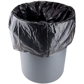 Plastic Prince Black 55 Gallon Large Contractor Heavy Duty Bags | 2 Mil | 36"x 52" | 100 Count