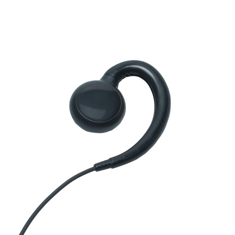 LYWBETOP CP200 Walkie Talkie Earpiece Headset with PTT Mic,2Pin (D-Shape)