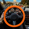 JooWing Universal Car Silicone Steering Wheel Cover Snake Pattern Auto