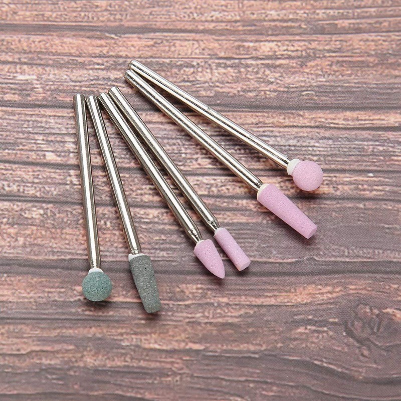 Stainless Steel Nail Drill Bit Accessory Manicure Nail File Drill