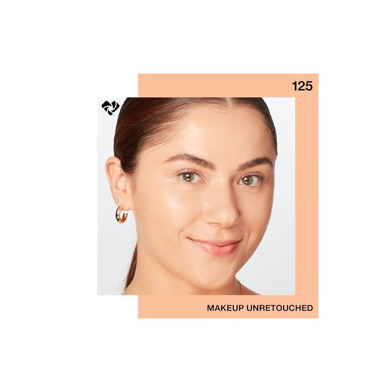 Maybelline Base de Maquillaje Fit Me Hidratante, 125 Nude Beige