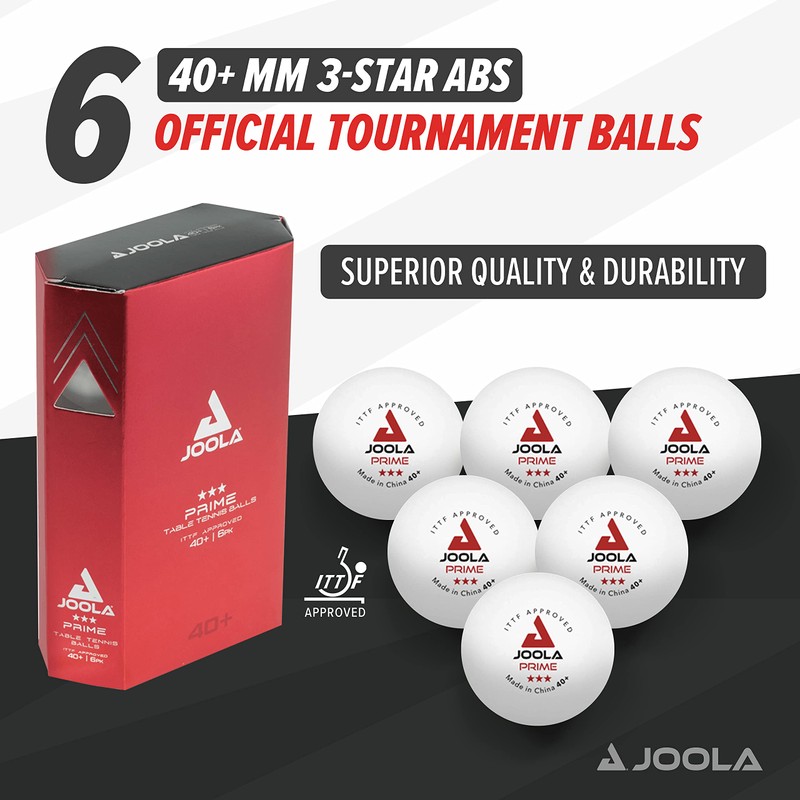 JOOLA 40031 Unisex - Adult Prime 40+ Table Tennis Balls,