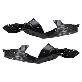 TRQ TRQ Front Inner Fender Liner Set Compatible with 2009-2013 Honda Fit HO1248132 HO1249132