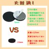 Ginoya 0.2 inch (5 mm) Thick Felt Pads, 18 Count