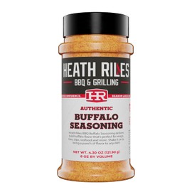 Heath Riles BBQ Rub - BBQ Buffalo Seasoning, Champion Pitmaster Recipe, Legendary BBQ Rubs For Smoking & Grilling, 70+ BBQ Championships, 8 oz.