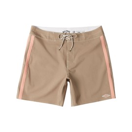 Billabong Men's Kirra Pro Performance 17" Boardshorts Swim Trunks, Color: Gravel, Size 40