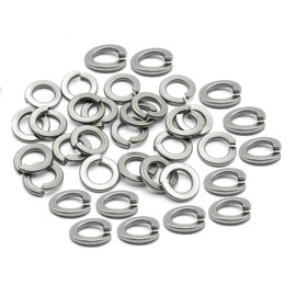 TERF® M8 Rectangular Section Spring Washer M8 (8mm) Steel Split Lock Spring Washer - Pack of 100