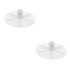 Sosoport 2pcs Pool Skimmer Plate Vacuum Cover for Skimmers Easy