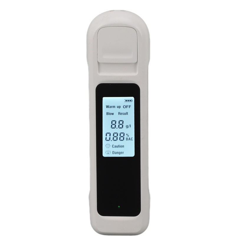 Alcohol Tester High Accuracy LCD Display USB Charging Portable Automatic