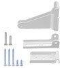 Semetall Storm Door Closer Bracket,Screen Door Closer Replacement Parts,White
