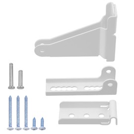 Semetall Storm Door Closer Bracket,Screen Door Closer Replacement Parts,White