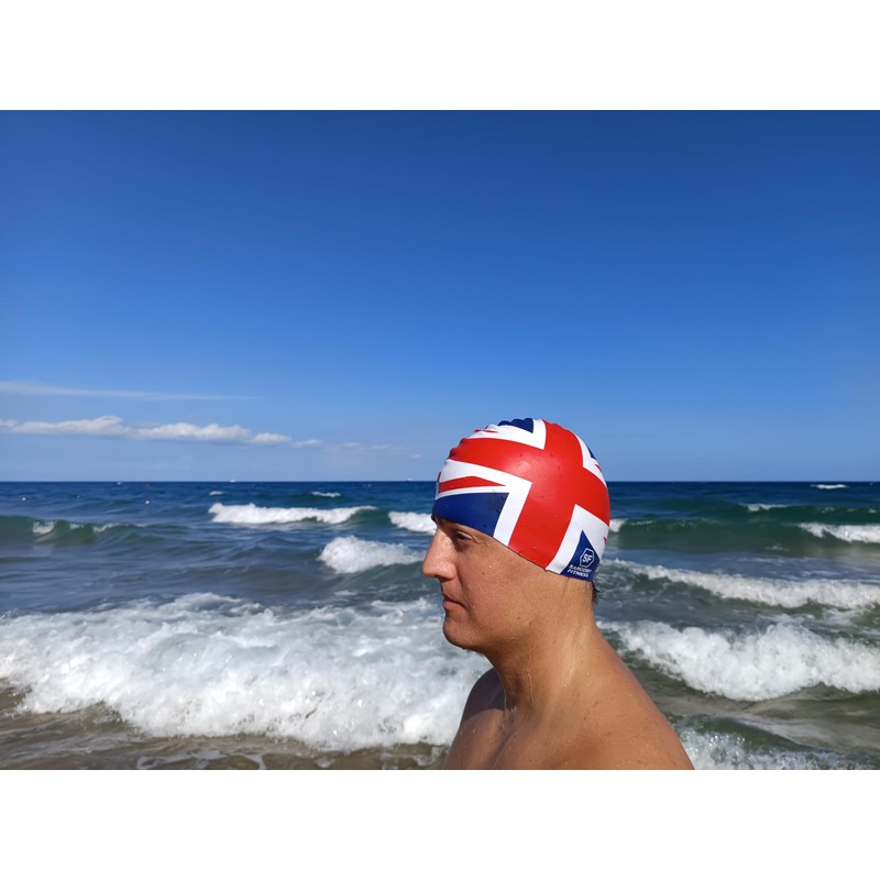 Sargoby Fitness UK Swim Cap Adult Standard-Size for Competitive or