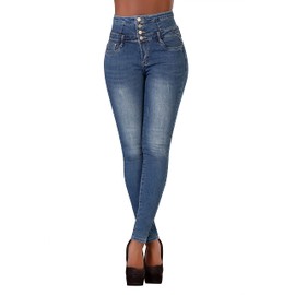 Womens Jeans High Waisted Tummy Control Jeans for Women, Blue, Skinny, Butt Lift, Snug Fit, Women's Pants