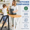 Foldable Toddler Kitchen Stool Helper, Toddler Standing Tower with 3