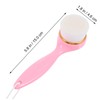 Healeved Facial Cleansing Brush Soft Bristle Face Exfoliator for Gentle