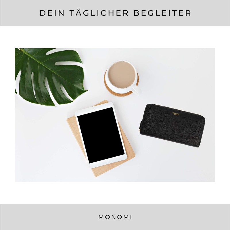 MONOMI Women's Wallet, black, Classic