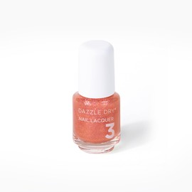 Dazzle Dry Nail Mini Lacquer (Step 3) - Heart of Gold - A shimmering rose gold layering effect. (0.17 fl oz / 5 Manicures)
