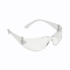 Bulldog Frosted Clear Frame Safety Glasses, Clear Lens