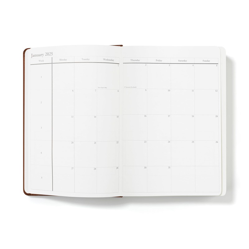 Wykeham's Executive Journal – 2025 Day Per Page Diary and