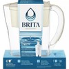 Brita Space Saver 6 Cup Water Filter Pitcher with 1