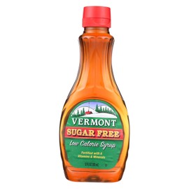Maple Grove Farms, Syrup, Vermont Maple, Sugar free, Pack of 12, Size - 12 FZ, Quantity - 1 Case
