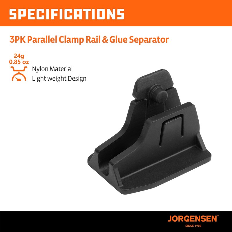 Jorgensen Cabinet Master 2-in-1 Glue Separator & Clamp Stand (3PK),