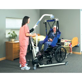 Invacare Reliant Full Body Sling for Patient Lifts, Solid Fabric, X-Large, R117