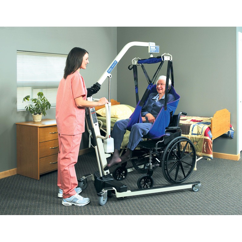 Invacare Reliant Full Body Sling for Patient Lifts, Solid Fabric,